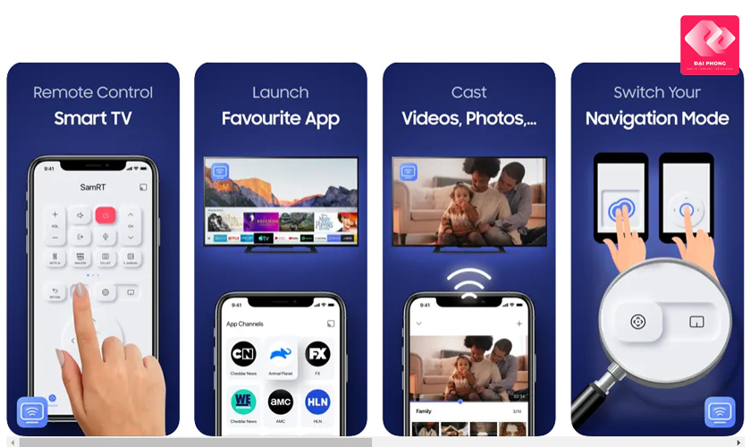 Kết nối iPhone với tivi Samsung bằng ứng dụng Samsung Smart View