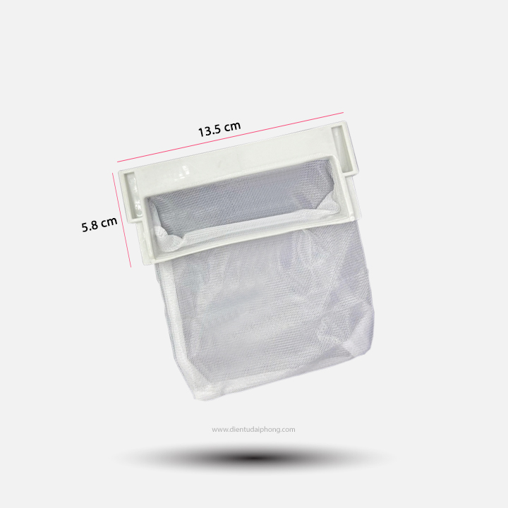 Túi lưới lọc máy giặt Sanyo 13.5x5.8