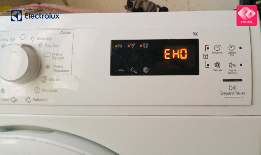 Dấu hiệu nhận biết mã lỗi EHO máy giặt Electrolux