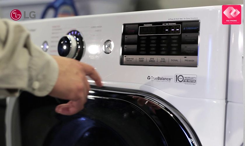 Dấu hiệu nhận biết lỗi không chọn được chế độ ở máy giặt LG