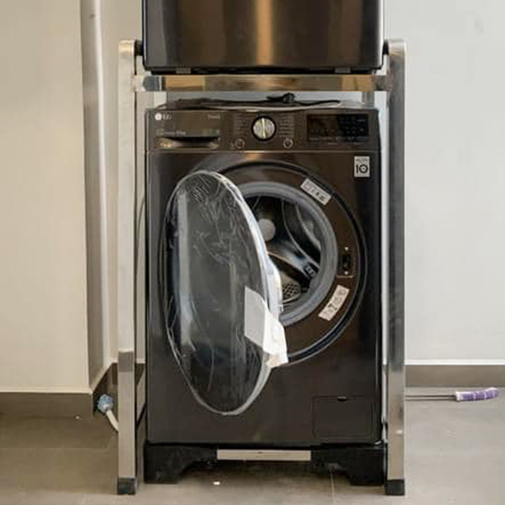 Kệ máy giặt máy sấy 2 tầng KMG03DP chất liệu Inox 304