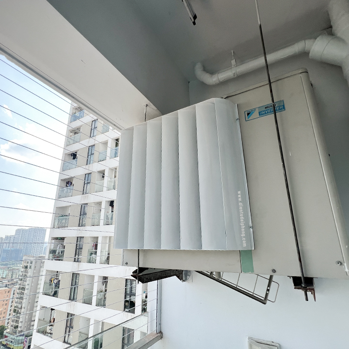 Louver chuyển hướng gió cục nóng điều hoà CHG60 kích thước 600 x 600