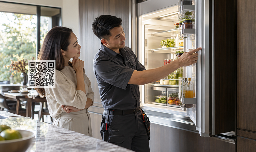 Tư vấn sử dụng và chăm sóc tủ lạnh sau khi kiểm tra